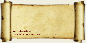 Jabuka Pribićević vizit kartica